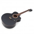 Jumbo Cutaway - Black Hi-gloss
