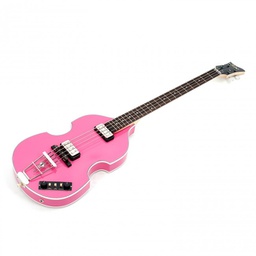 Violin Bass "Berlin" - Pink
