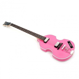 Violin Bass "Berlin" - Pink