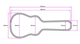 Koffer - Verythin Bass 500/8 Long Scale
