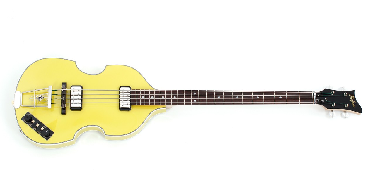 Violin Bass "Berlin" - Yellow